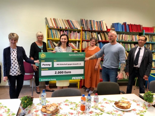 Übergabe „Förderpenny“